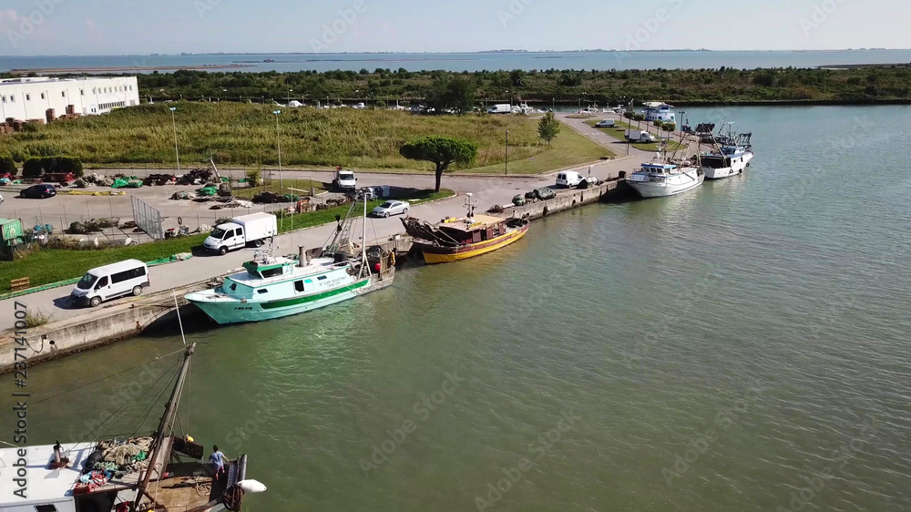 Marano lagoon historic center