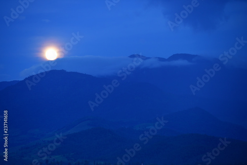 Beautiful landscape in the mountains at sunrise,Thailand © nimon_t