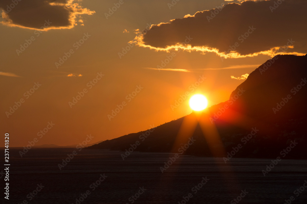 Fototapeta premium Rolling sun
