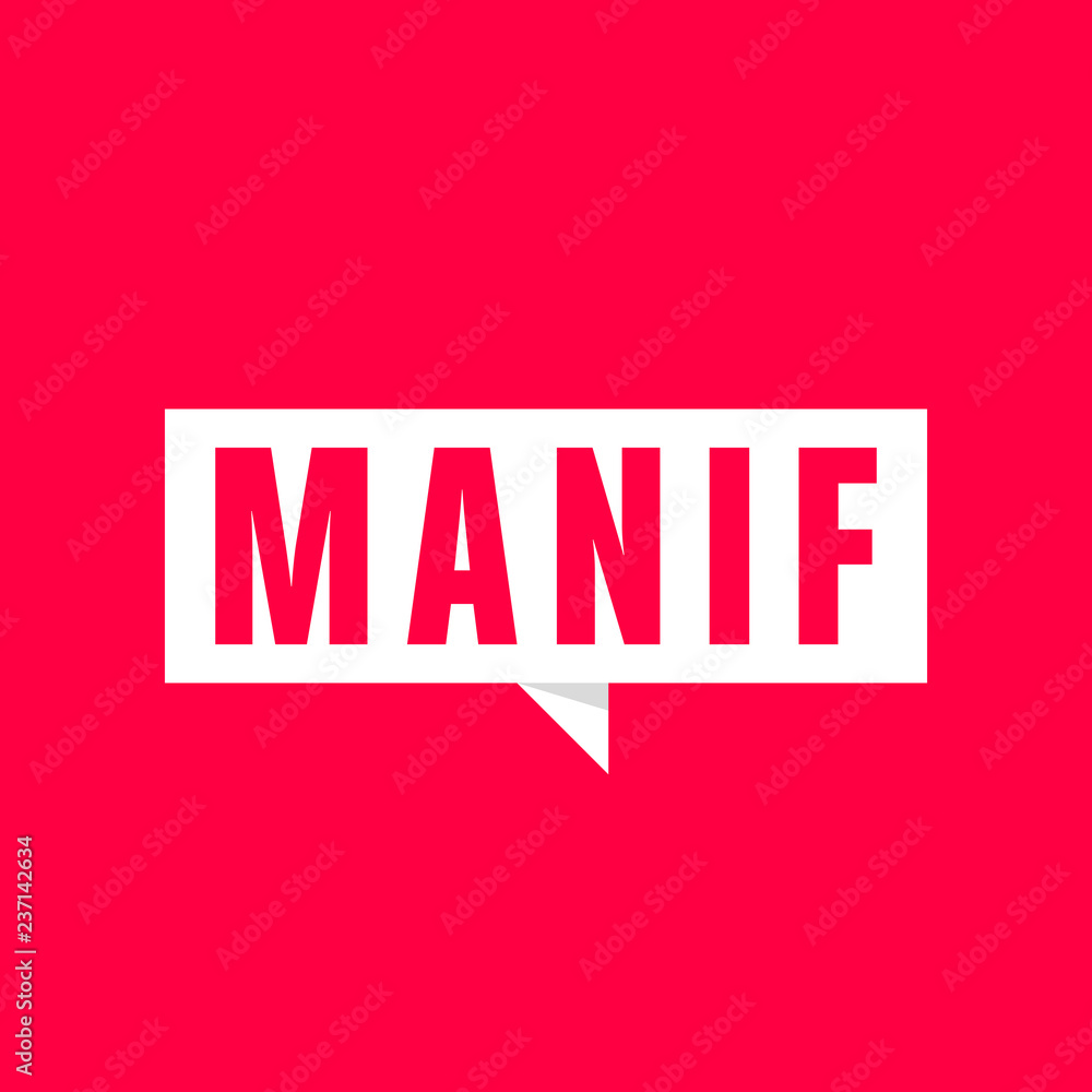 Obraz premium manif