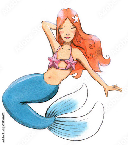 Mermaid cute sea fantasy