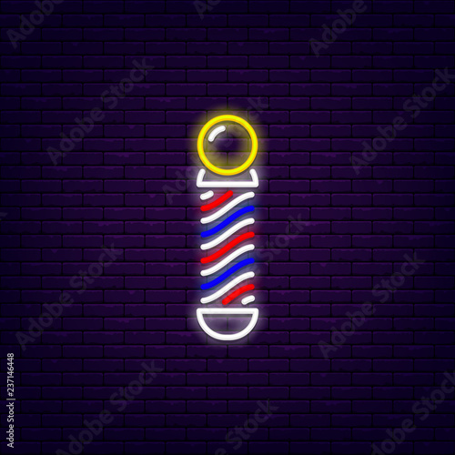 Barber s pole neon