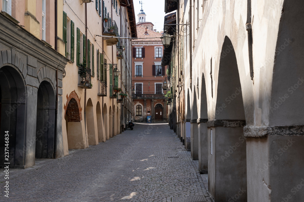 Saluzzo, Piedmont, Italy, historic city