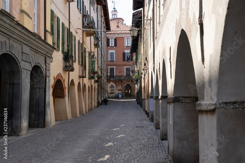 Saluzzo  Piedmont  Italy  historic city
