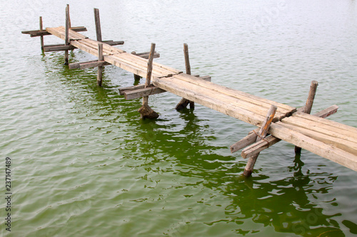 Pier in the pond