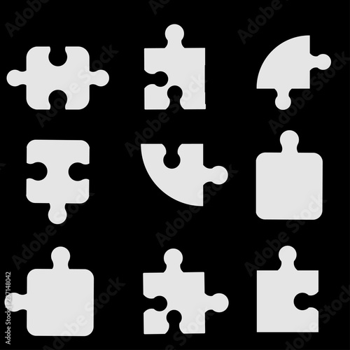 Puzzle Icons Set