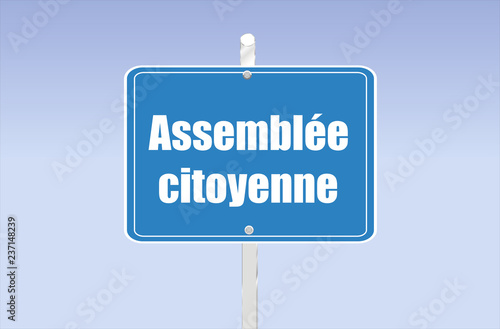 panneau assemblée citoyenne