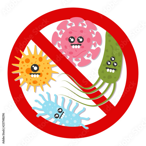 Stop bacteria. Antimicrobials