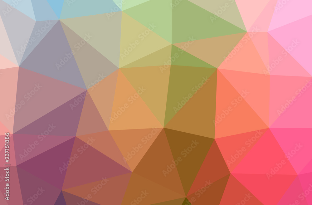 Illustration of abstract low poly orange horizontal background. Illustration of abstract low poly orange horizontal background.