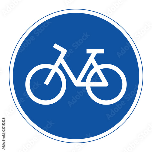 Bicycle lane sign