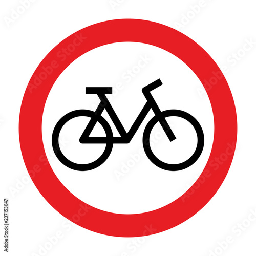 No cycling allowed sign