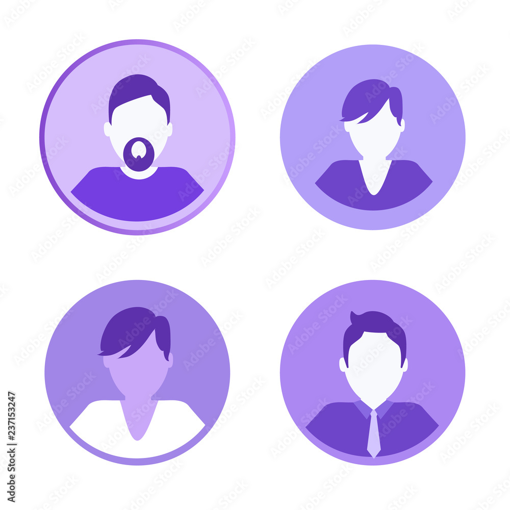 Social Network Icons People Vector Illustration Social Network Icons People Vector Illustration