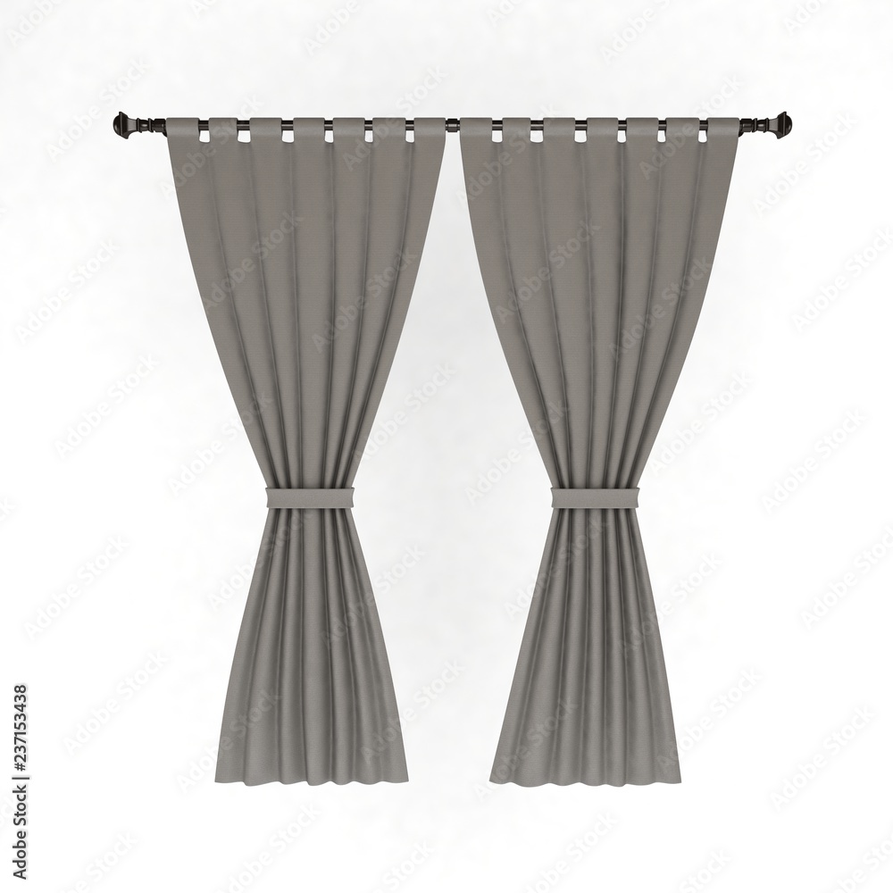 Curtain 3D Rendering Curtain 3D Rendering
