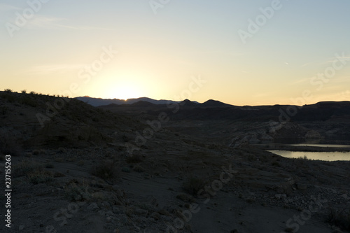 Lake Mead im Sonnenuntergang