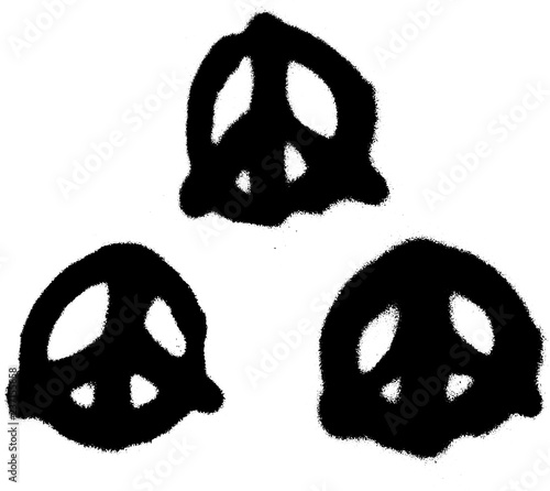 Peace Symbol Graffiti