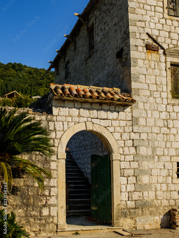 Fototapeta premium entrance to the castle