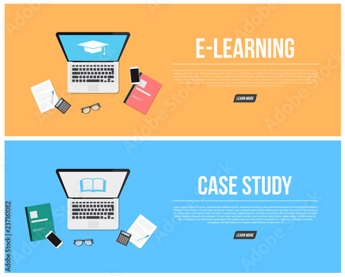 E-Learning & Case Study Banners