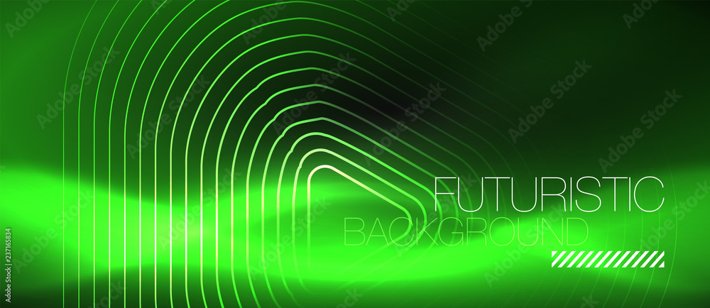 Dark black abstract background with neon colors and lines Dark black abstract background with neon colors and lines