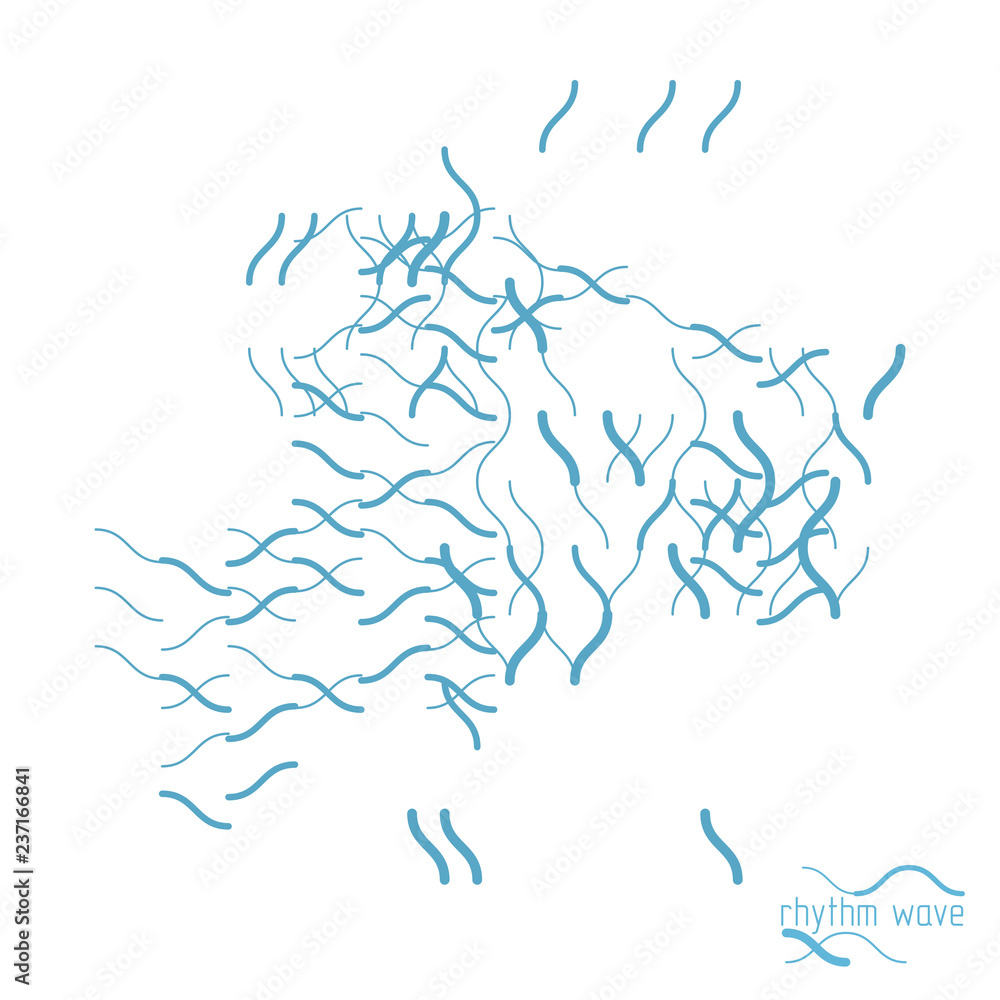 Vector cybernetic background, chaotic abstract lines illustration. Vector cybernetic background, chaotic abstract lines illustration.