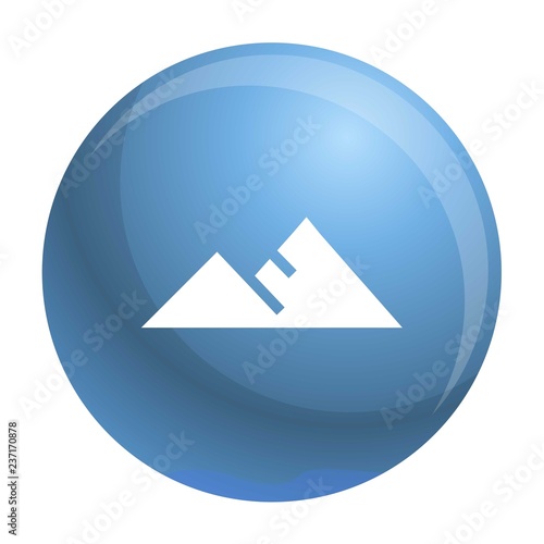 Mountain icon. Simple illustration of mountain vector icon for web design isolated on white background Free Download Mountain icon. Simple illustration of mountain vector icon for web design isolated on white background - GFXLoad
