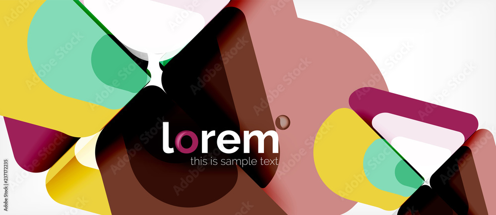 Geometric abstract background Geometric abstract background