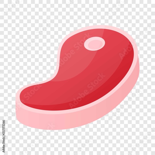 Restaurant steak icon. Cartoon of restaurant steak vector icon for web design  