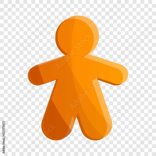 Gingerbread icon. Cartoon of gingerbread vector icon for web design  