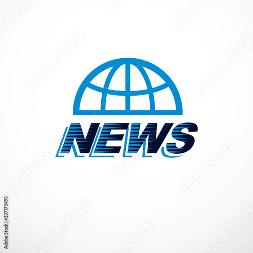 Journalism theme vector emb...