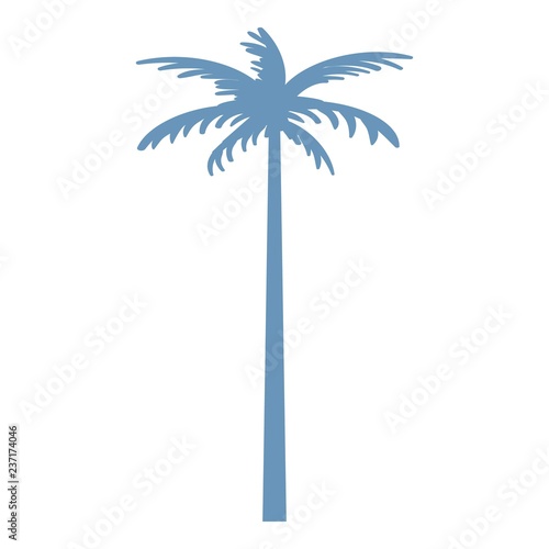 Palm tree icon. Simple illustration of palm tree vector icon for web design