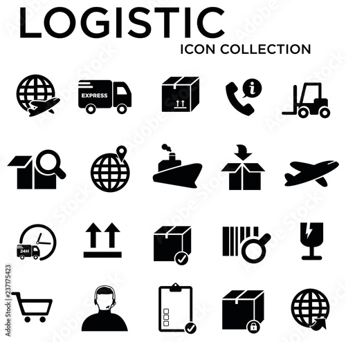logistic collection icon