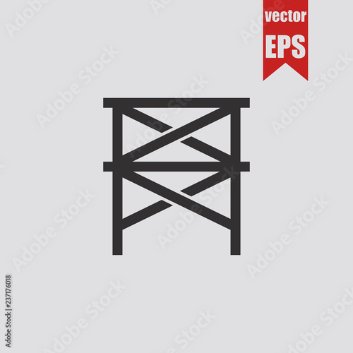 Scaffold icon.Vector illustration.
