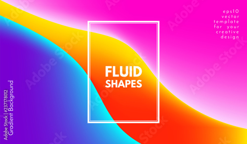 Abstract Colorful Shapes with 3d Effect.