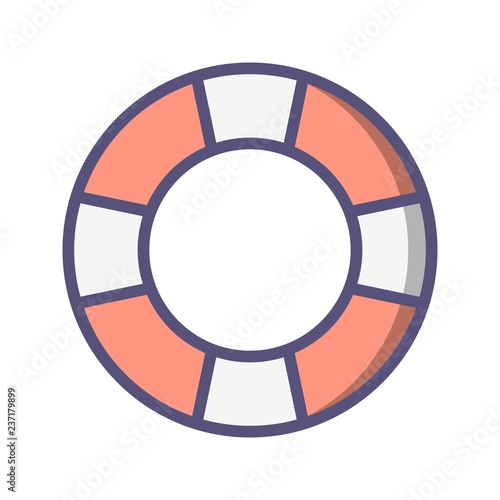 Life Preserver Vector Icon