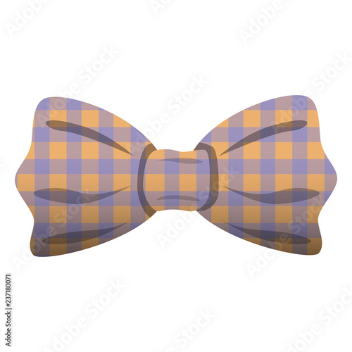 Bowtie in squares icon. Cartoon of bowtie in squares vector icon for web design isolated on white background