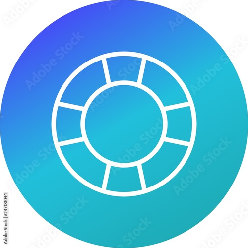 Life Preserver Vector Icon
