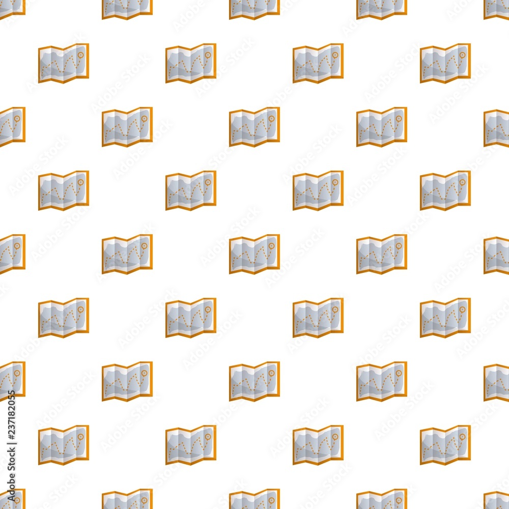 Hiking map pattern seamless vector repeat for any web design Hiking map pattern seamless vector repeat for any web design