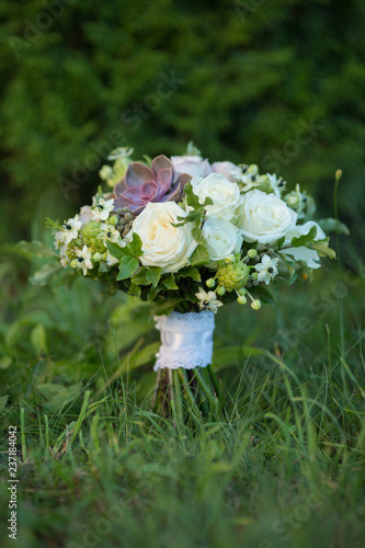 the bride's bouquet