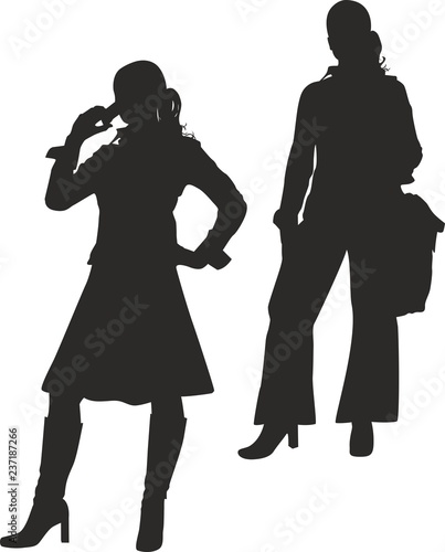 Siluetas de mujer