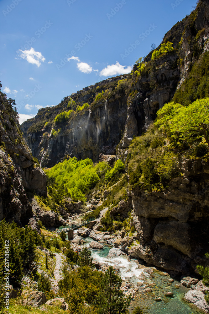 Spring in Ordesa and Monte Perdido National Park, Spain