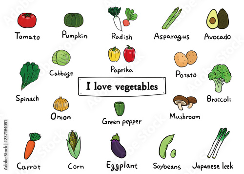 I love food 3 - Vegetables -