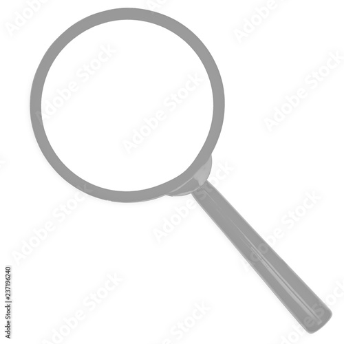 Grey Toy Magnifying Glass