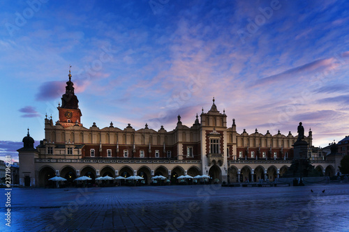 The Cloth Hall in Krakow  Poland