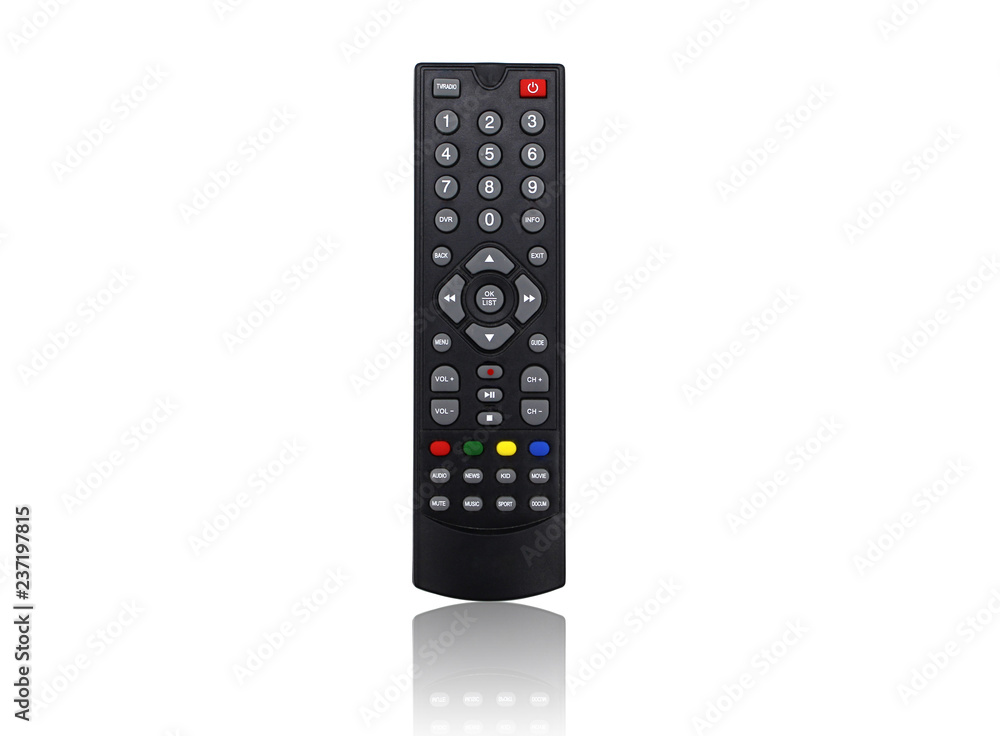 Remote control isolated on white background Remote control isolated on white background