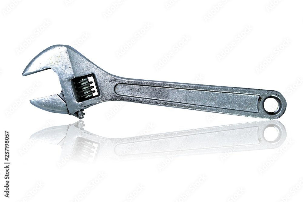 wrench isolated on white background wrench isolated on white background