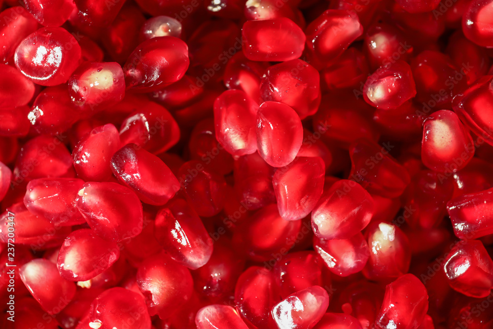 Juicy pomegranate seeds as background Juicy pomegranate seeds as background