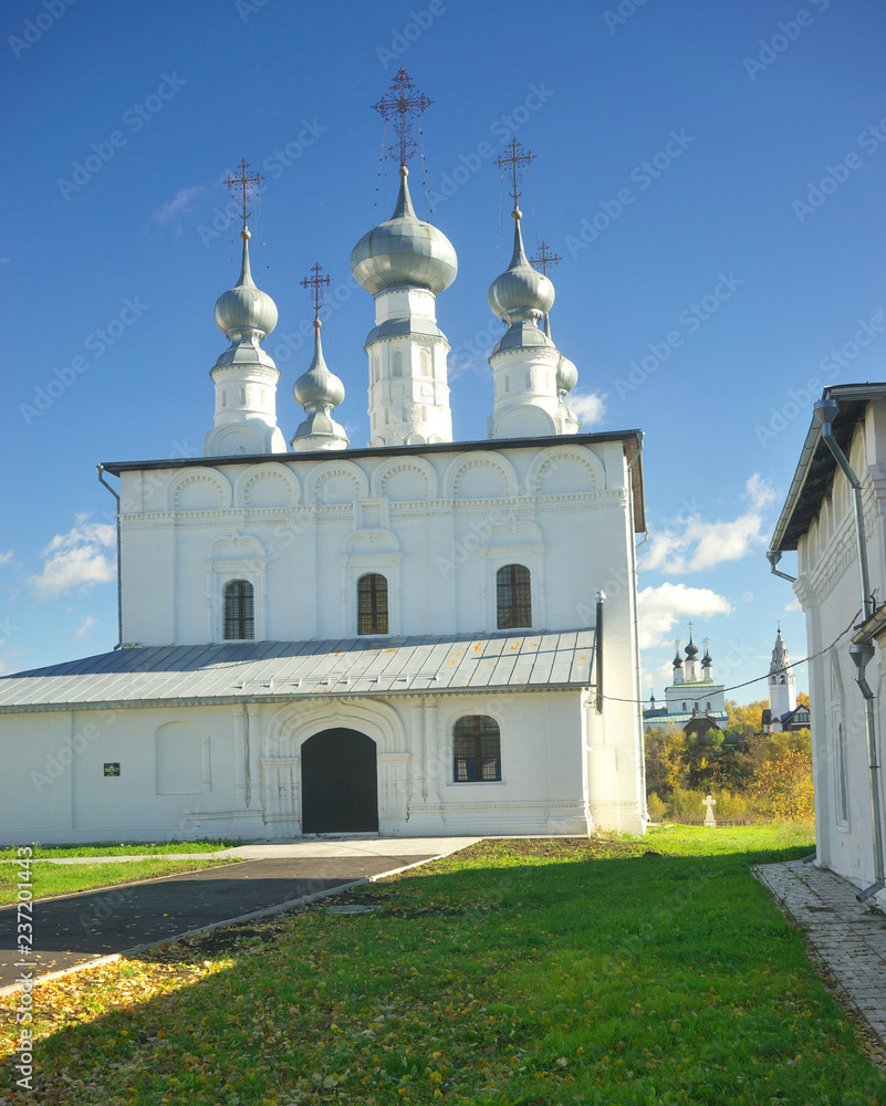 Autumn landscape in the city of Suzdal.