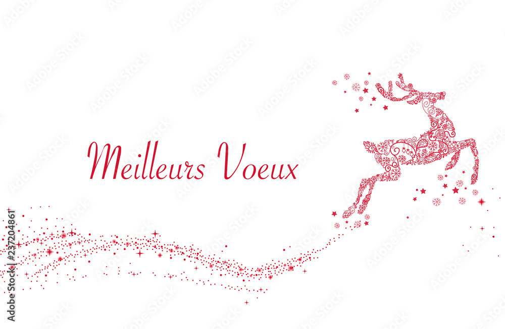 Obraz premium Carte de voeux