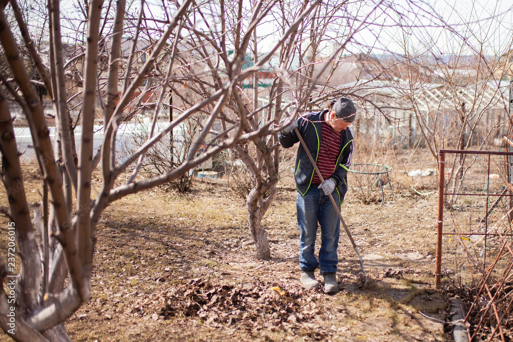 Spring or autumn works in the garden Spring or autumn works in the garden