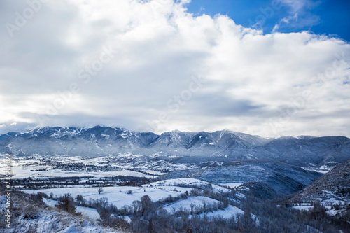 Winter in La Cerdanya, Pyrenees, Spain