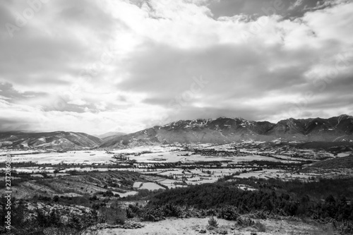 Winter in La Cerdanya, Pyrenees, Spain